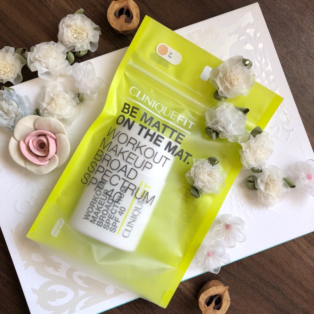 CliniqueFit workout makeup 02 fair